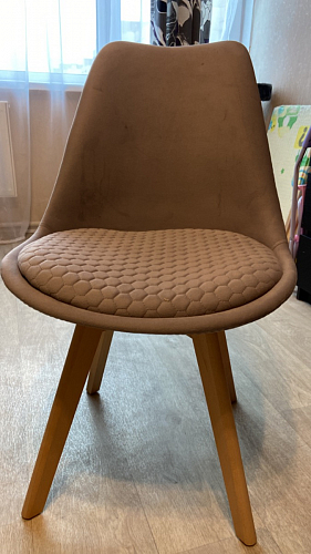 Стул Bonuss blue / wooden legs фото покупателя 6