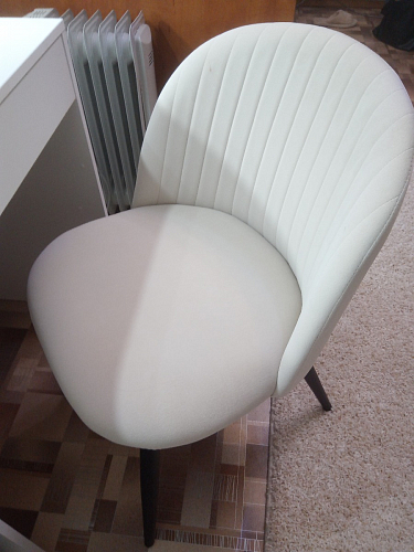 Стул на металлокаркасе Gabi latte / gold / black фото покупателя 145