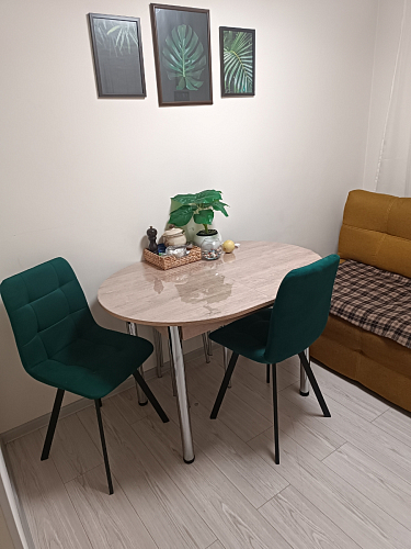 Стул на металлокаркасе Чилли бежевый / белый каркас фото покупателя 1226