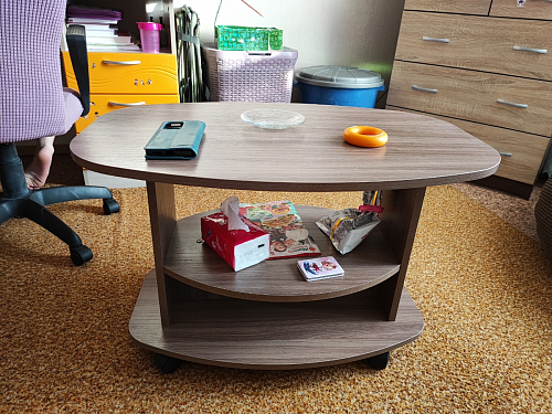 Журнальный стол Лидер ясень шимо темный фото покупателя 5