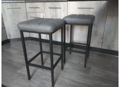 Барный стул Лофт кож.зам. черный / черный матовый фото покупателя 112