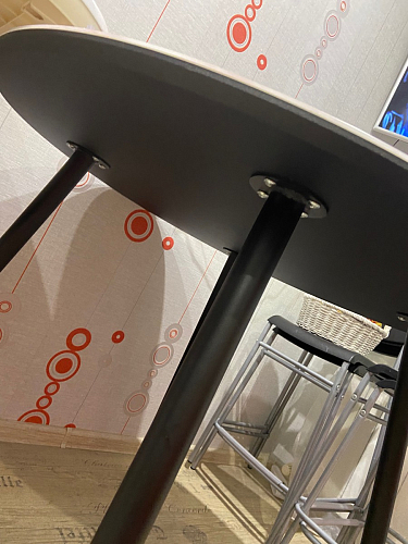 Стеклянный стол Анселм белый фото покупателя 24