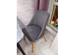 Стул на металлокаркасе Morgan light blue / black фото покупателя 8