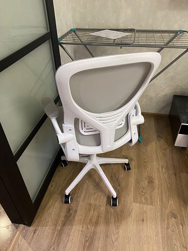 Компьютерное кресло Konfi light gray / blue / white фото покупателя 142