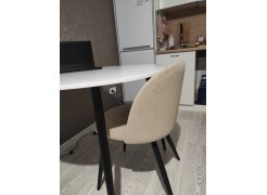 Стул на металлокаркасе Gabi 1 light purple / black фото покупателя 430