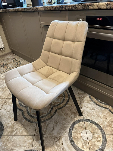 Стул на металлокаркасе Челси бирюзовый / черный фото покупателя 19