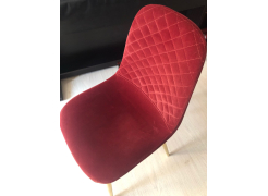 Стул на металлокаркасе Dabl wine red фото покупателя 21