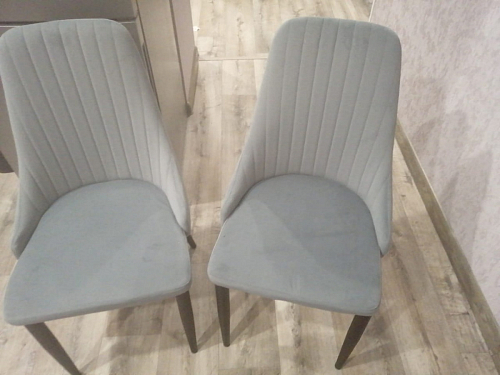 Стул на металлокаркасе Kora light purple / black фото покупателя 270