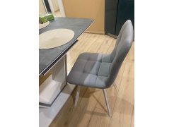 Стул на металлокаркасе Чилли светло-серый / черный фото покупателя 243