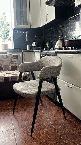 Стул на металлокаркасе Twin gray / black фото покупателя 25