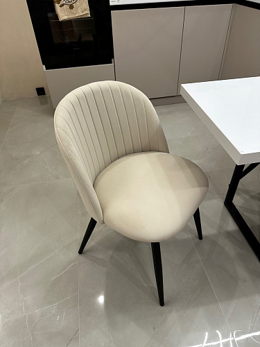 Стул на металлокаркасе Gabi latte / gold / black фото покупателя 397