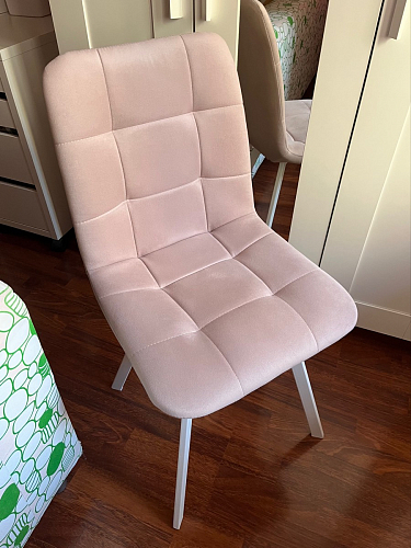 Стул на металлокаркасе Чилли зеленый / белый каркас фото покупателя 235