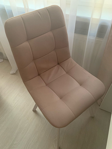 Стул на металлокаркасе Чилли черный / зеленый фото покупателя 1257