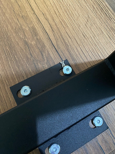 Стол раскладной Лота Лофт 120 25 мм юта / черный матовый фото покупателя 9