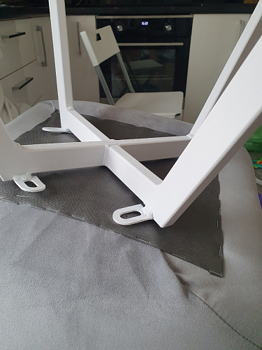 Стул на металлокаркасе Чилли темно-серый / черный каркас фото покупателя 111