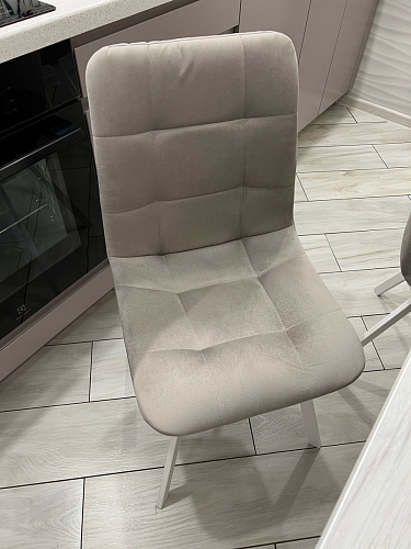 Стул на металлокаркасе Чилли черный / зеленый фото покупателя 1365