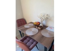 Стол Лота Лофт 140 25 мм юта / белый матовый фото покупателя 55