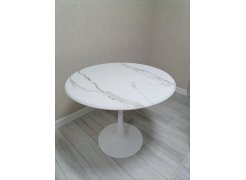 Стол Тулип 90х73 дуб вотан / белый фото покупателя 39