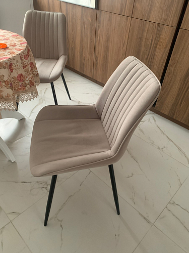 Стул на металлокаркасе Седа К кирпичный / черный фото покупателя 274