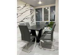 Стул на металлокаркасе Карли warm grey TP / chrome фото покупателя 3