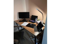 Деревянный стол Лота Лофт 120(160)х75 черный матовый / бетон светлый фото покупателя 44