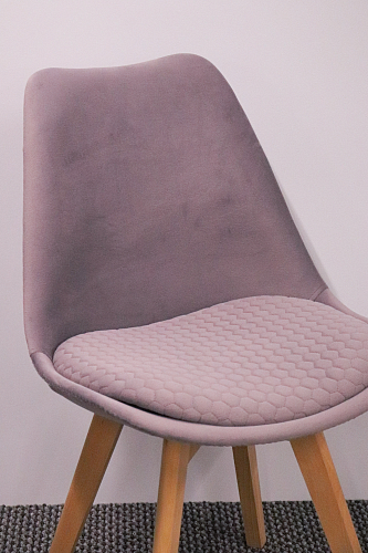 Деревянный стул Bonuss light purple / wood из шоурума 8