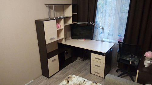 Компьютерный стол КС15 левый дуб сонома фото покупателя 37