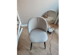 Стул на металлокаркасе Gabi 1 light purple / black фото покупателя 538