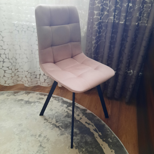 Стул на металлокаркасе Чилли синий / белый фото покупателя 1380