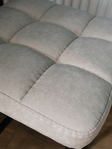 Барный стул Лофт ткань канди грей / черный матовый фото покупателя 166