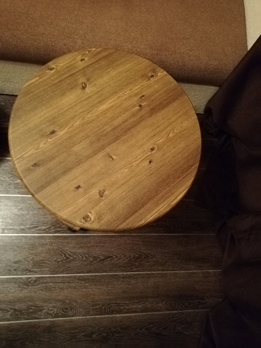 Журнальный столик Андромеда черный матовый / старое дерево фото покупателя 5