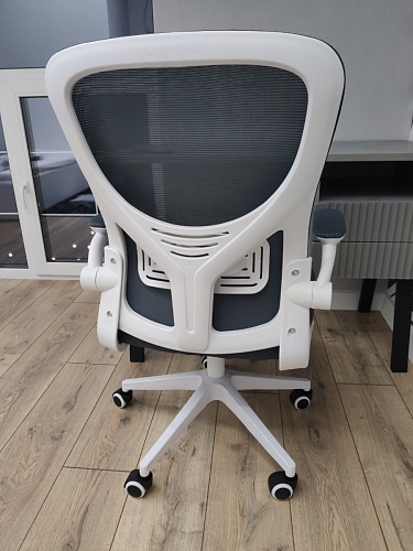 Компьютерное кресло Konfi gray / blue / white фото покупателя 121