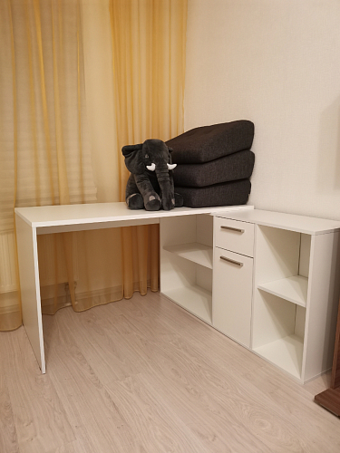 Письменный стол Лайт 03.245F белый гладкий 101 фото покупателя 69