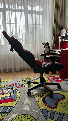 Компьютерное кресло Racer черное / оранжевое фото покупателя 132