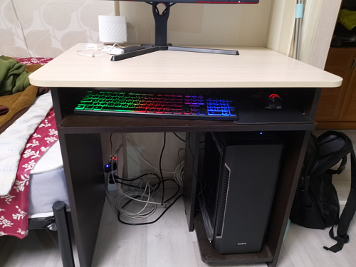 Компьютерный стол КСТ-21.1 венге фото покупателя 17