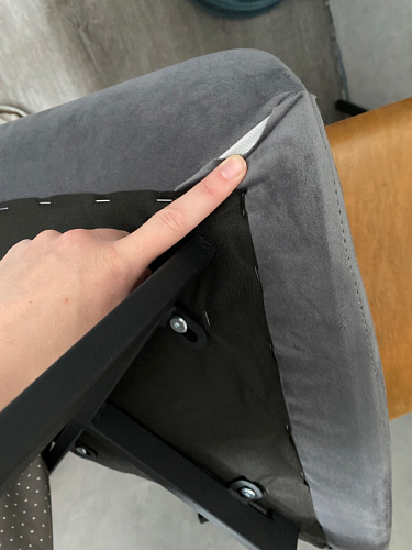 Стул на металлокаркасе Челси К крутящийся бирюзовый / черный фото покупателя 87