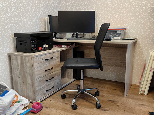 Компьютерный стол КСТ-109П правый венге фото покупателя 16