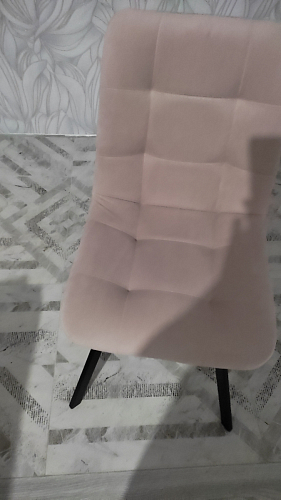 Стул на металлокаркасе Чилли черный / зеленый фото покупателя 861