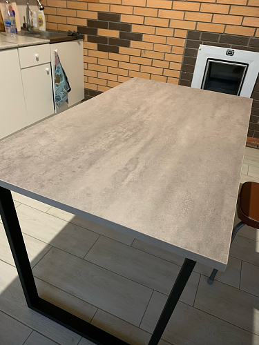 Деревянный стол Лота Лофт 120x75 дуб крафт табачный / черный матовый фото покупателя 420