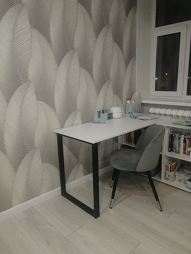 Стул на металлокаркасе Gabi gray / black фото покупателя 153