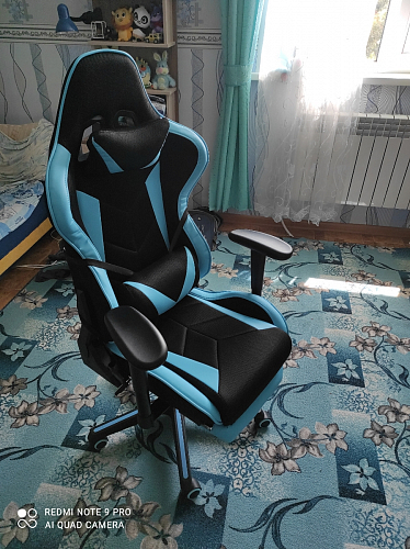 Компьютерное кресло Kano 1 light blue / black фото покупателя 189