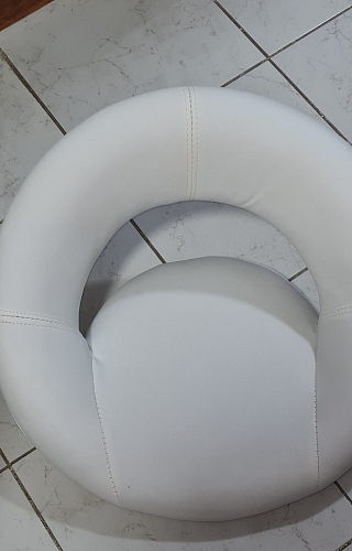 Барный стул Oazis gray fabric / chrome фото покупателя 4