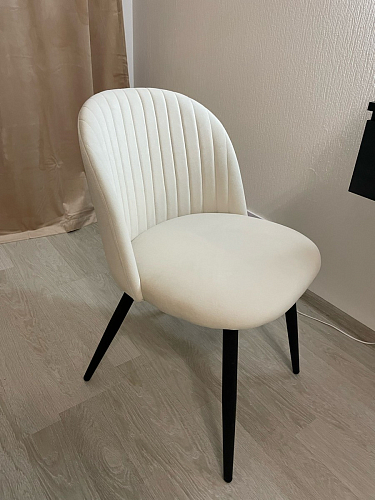 Стул на металлокаркасе Gabi 1 light purple / black фото покупателя 696