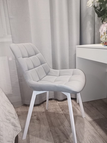 Стул на металлокаркасе Челси бирюзовый / черный фото покупателя 31