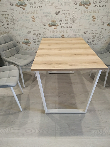 Стол Лота Лофт 120 25 мм сабия / белый матовый фото покупателя 906