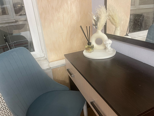 Стул на металлокаркасе Kora light blue / white фото покупателя 88