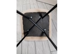 Стул на металлокаркасе Чилли синяя ткань / белый фото покупателя 280