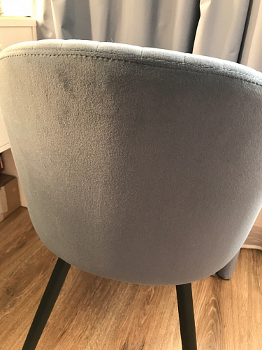 Стул на металлокаркасе Gabi 1 light purple / black / gold фото покупателя 242