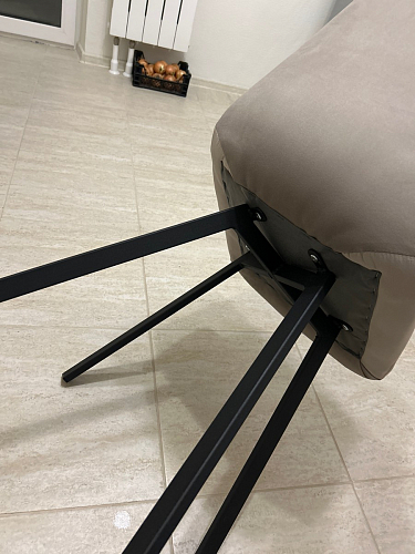 Комплект стульев Чилли 2 шт бежевый / черный фото покупателя 1137