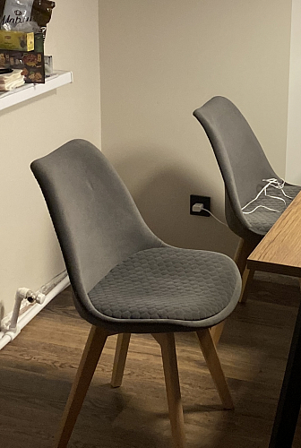 Деревянный стул Bonuss light gray / wood фото покупателя 198